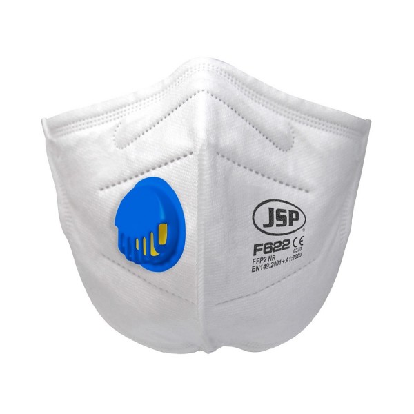 JSP FFP2V (Valved) Fold Flat Dust Mask logo