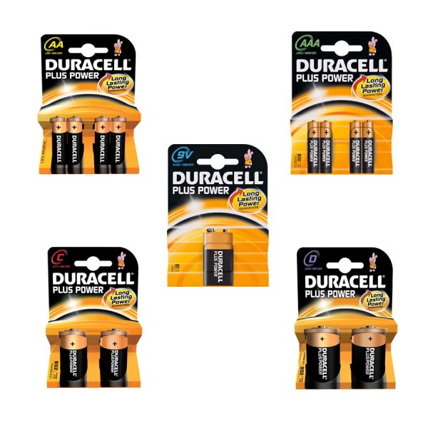 Duracell Plus Power Alkaline Batteries logo