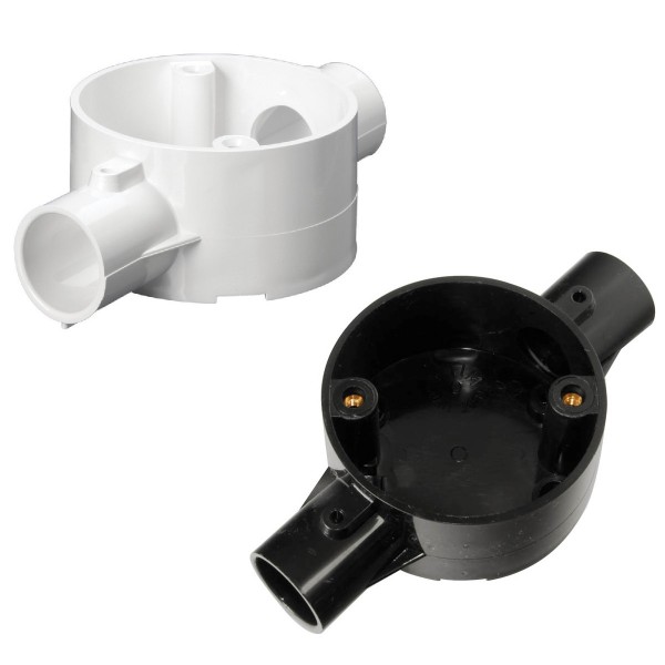 Schneider Circular Junction Boxes - Through logo