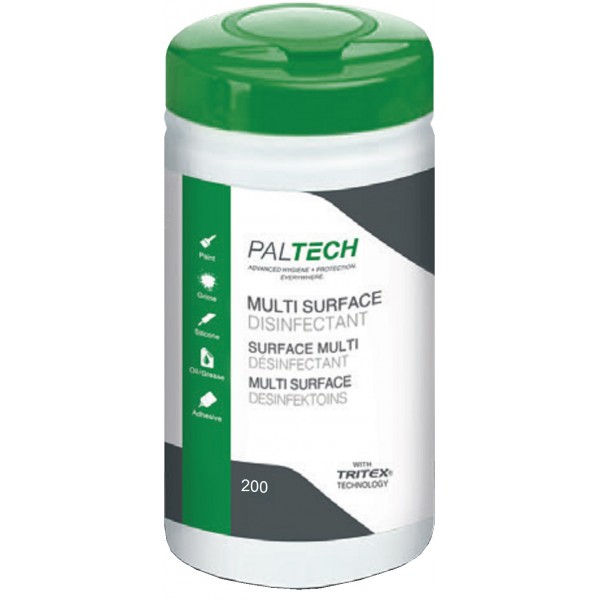 PALTECH Anti-Bacterial Skin & Surface Wipes logo