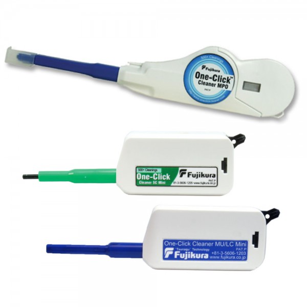 Fujikura Fibre Optic One Click Cleaners logo