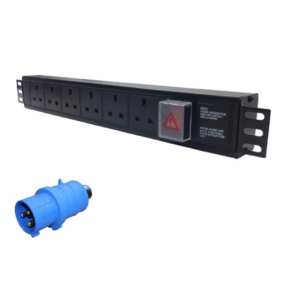 Ultima 32A BS4343 Plug (Commando) 13A UK Socket PDUs logo