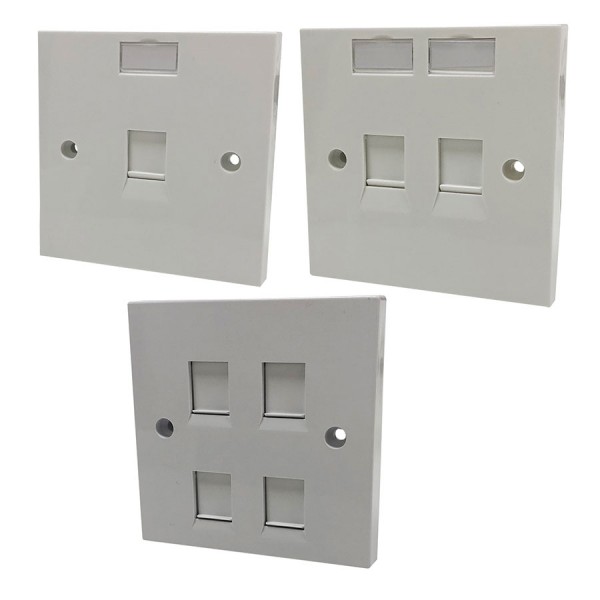 Ultima Single Gang Shuttered Keystone Faceplates logo