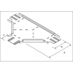 Unistrut Cable Tray Flat Equal Tees logo