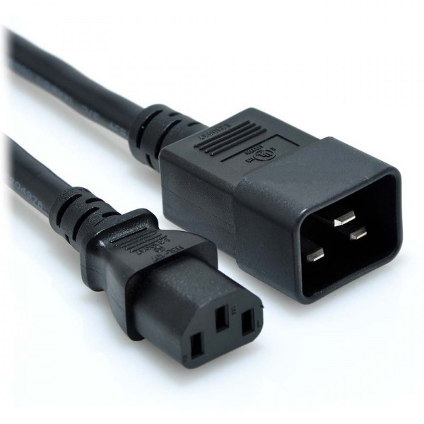 IEC C20 Male to IEC C13 Female logo