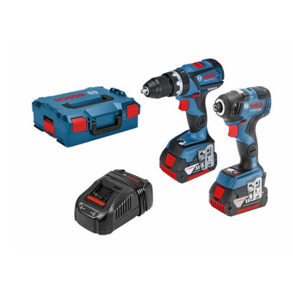 Bosch Professional GSB 18V-60C & GDX 18V-200C Brushless Twin Pack logo