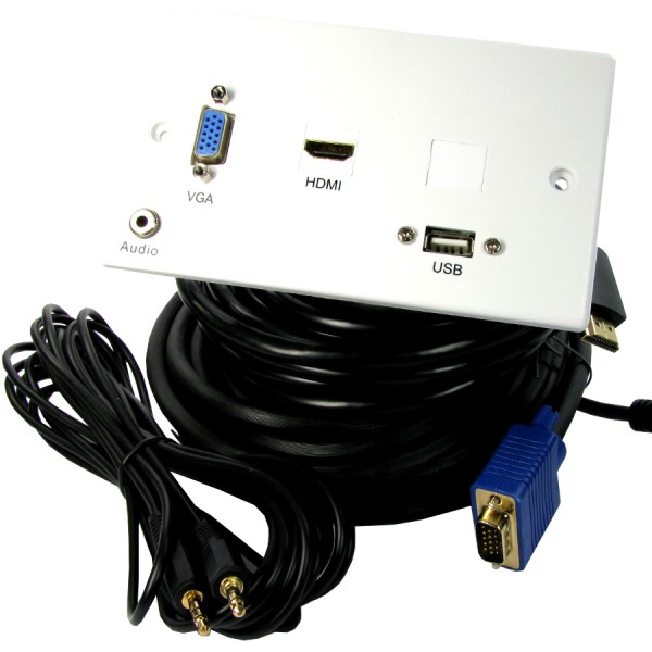 Nexxia Projector Faceplates With Cable Looms logo