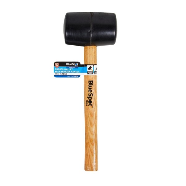 Wooden Handled Rubber Mallet logo