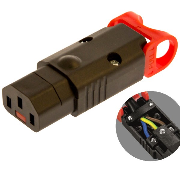IEC-LOCK Rewireable IEC C13 Female Connector logo