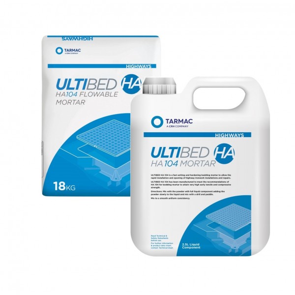 Tarmac Bedding Mortar HA104 Flowable 18.5Kg + 2.5Ltr Tub logo