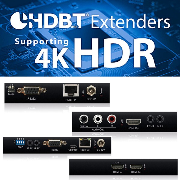 Blustream 4K HDR HDBaseT Extender Kits logo