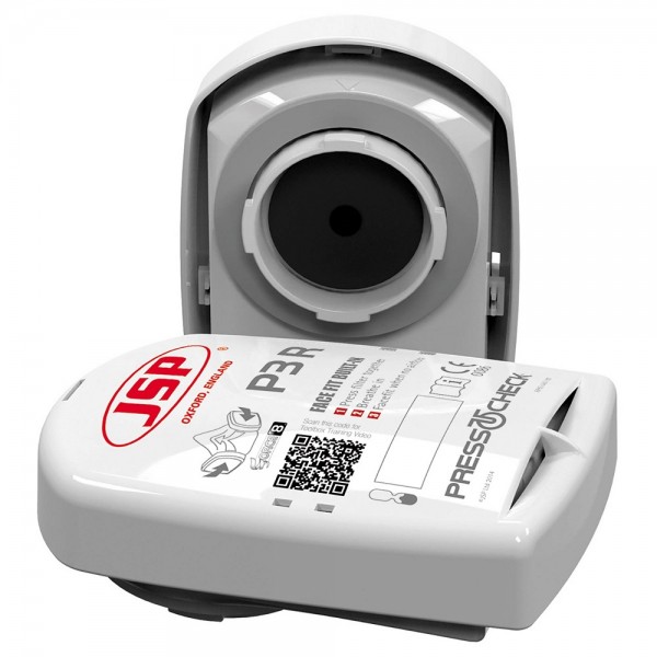 JSP PressToCheck Respirator Dust Filters logo