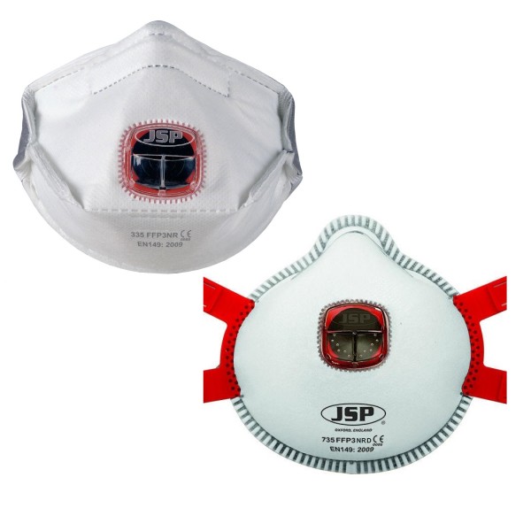 JSP Typhoon FFP3V Valved Dust Masks logo