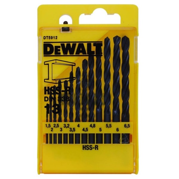 DeWalt HSS 13pc Jobber Drill Bit Set logo