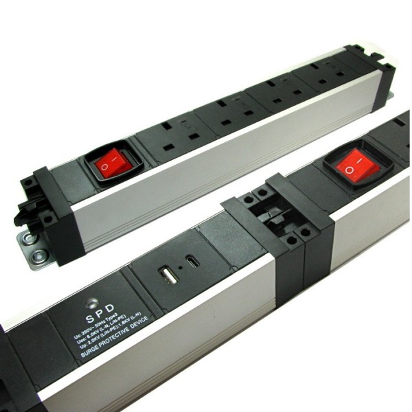 Nexxia Aluminium Modular Under Desk Power Sockets logo