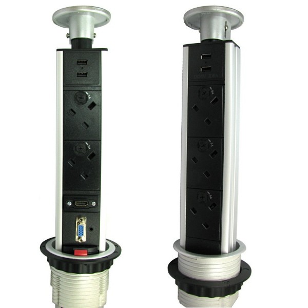 Nexxia In-Desk Pop-Up Vertical Power Sockets logo