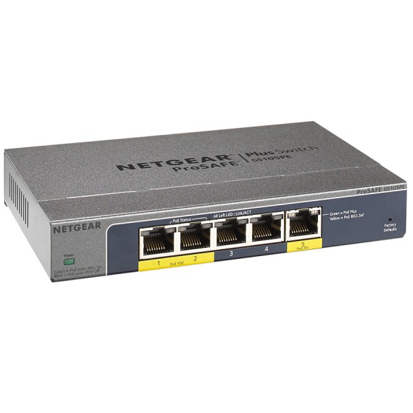 Netgear GS Series Gigabit Pass-Thru PoE Switches logo