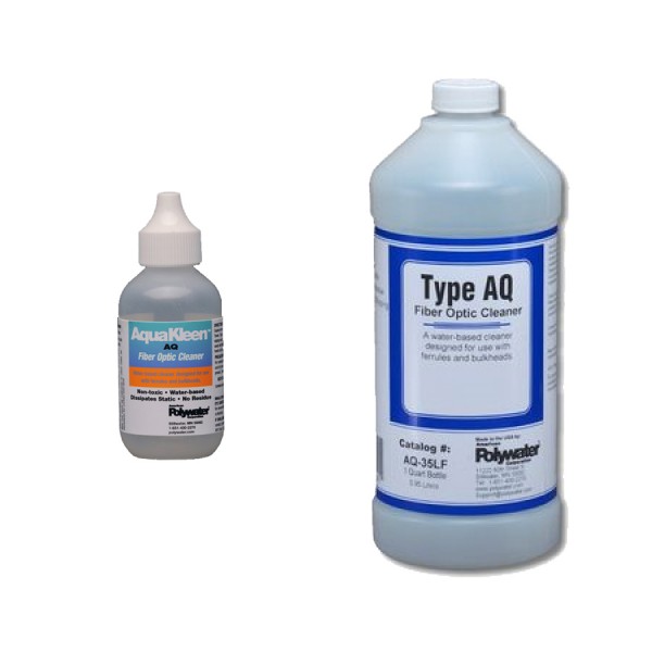 Polywater AquaKleen Water-Based Fibre Optic Endface Cleaner logo