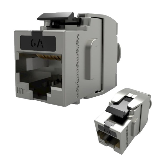 HellermannTyton HTC Series Cat6A Keystone Jack logo
