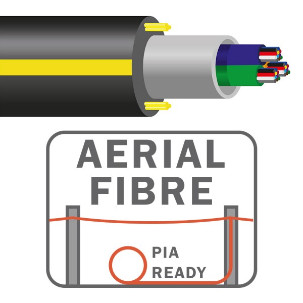 Ultra Lightweight (ULW) Fibre Optic Aerial Drop Cable logo