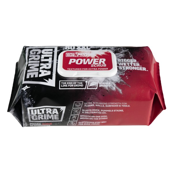 ULTRA GRIME Pro Power Scrub Industrial Wipes logo