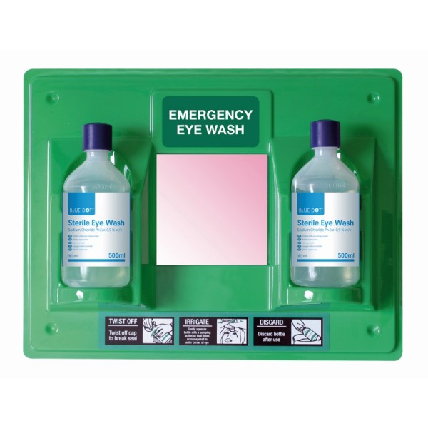 Eye Wash Station - 500ml Bottles logo