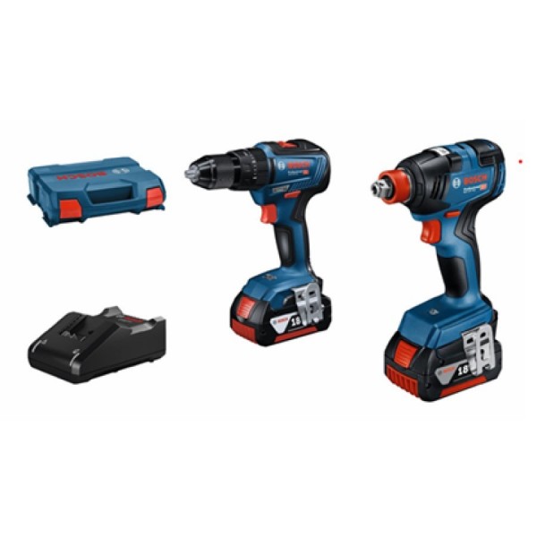 Bosch GSB 18V-55 + GDX 18V-200 Professional Brushless 18V Twinpack logo