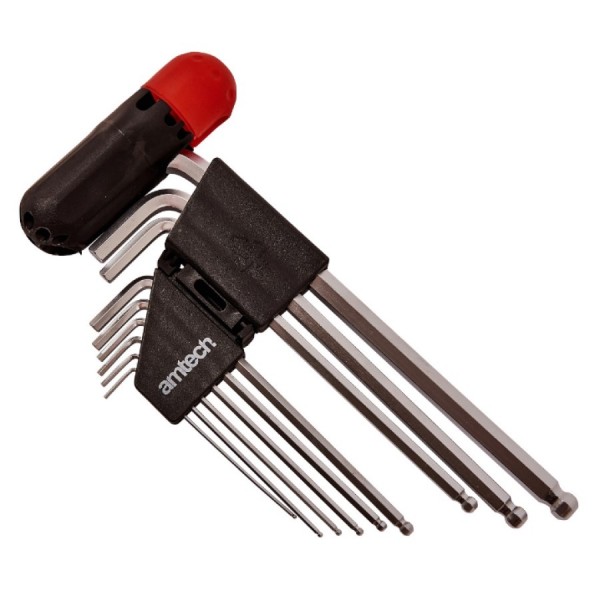 9pc Extra Long Ball End Hex Key Set logo