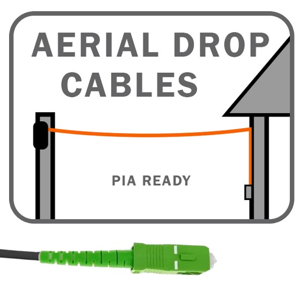 External FTTx PIA Subscriber Drop Cables SC/APC logo