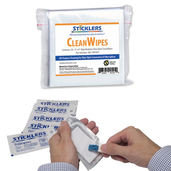 Sticklers CleanWipe Optical Grade Wipes logo