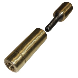 Duct Rod Coupler Lockfast Small No.1 Brass (Dia)13/8" (35mm)