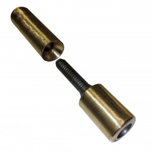 Duct Rod Coupler Lockfast Small No.1 Brass (Dia)13/8" (35mm)