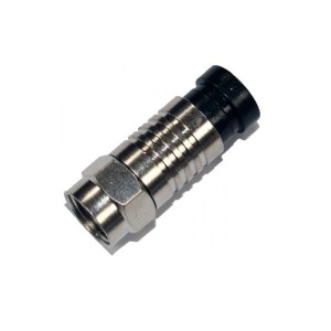 Coax Connector Plug F-Type RG6 75Ohm Compression   