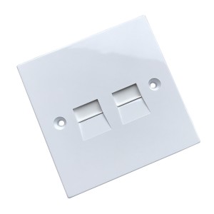 Line Jack 4/2A PABX Master IDC White (H)85mm x (W)85mm x (D)8mm
