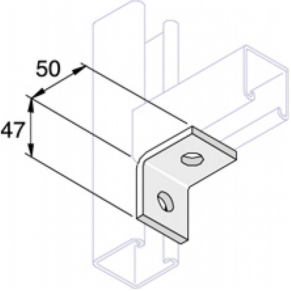 Unistrut Angled Channel Brackets