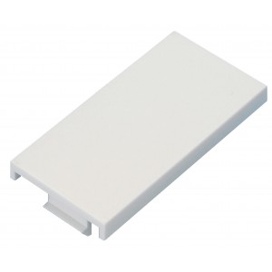 Blanking Plate Half Blank Euro White (H)50mm x (W)25mm   