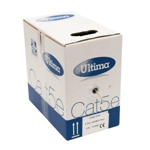 Solid Cat5e U/UTP LSZH 4 Pair Eca Reelex Violet (L)305Mtr (Dia)4.7mm NVP 65%