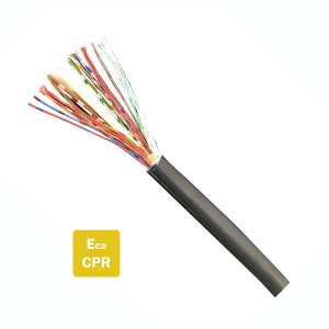 Voice Cable CW1308B 20 Pair +E LSZH Internal/External Eca Black   