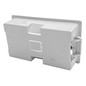 Cavity Wall Box Double Gang White (D)34mm