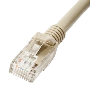 Patch Lead Cat6 U/UTP LSZH Moulded Boot Grey (L)2Mtr   