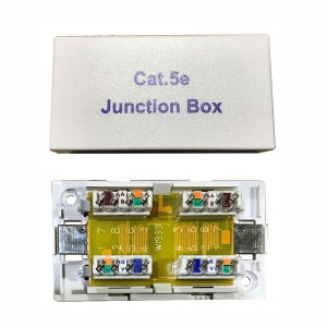 Inline Connector Cat5e IDC Punchdown Unshielded White