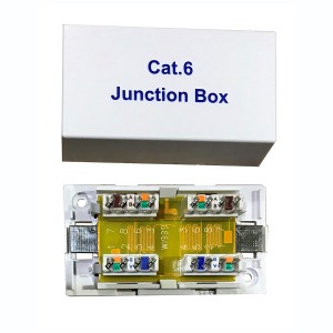 Inline Connector Cat6 IDC Punchdown Unshielded White