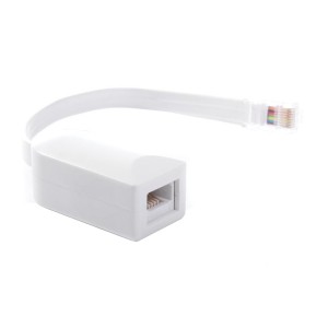 Tailed Line Adaptor PSTN Master White (L)150mm