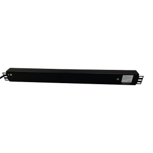 PDU 10 Way Vertical Switched 13A UK Plug 13A UK Socket Black (L)740mm Cord 3Mtr
