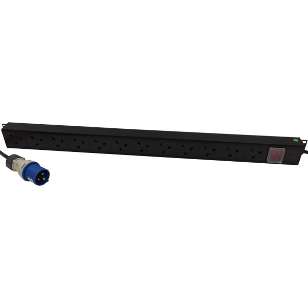 Ultima 16A BS4343 Plug (Commando) 13A UK Socket PDU