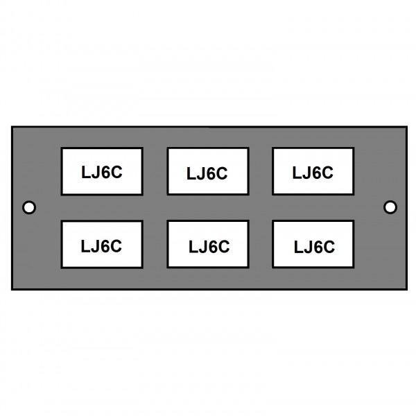 Tass 3 Way Floor Box (Compact) Accessory Plates