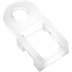 Cable Tie Base Screw Type (Side Fixed) Natural (W)10mm x (L)20mm Cable Tie Size 4.8mm  
