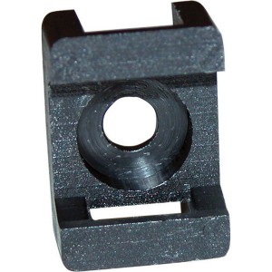 Cable Tie Base Screw Type (Centre Fixed) Black (W)10mm x (L)15mm Cable Tie Size 4.8mm  