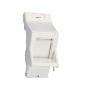 Angled Shutter Euro Keystone White   