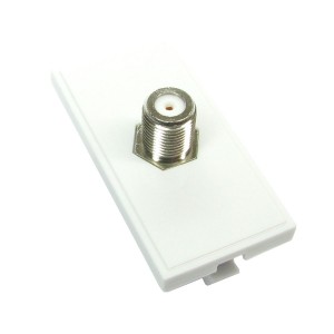 Satellite TV Euro Module Coupler 1x F-Type White   